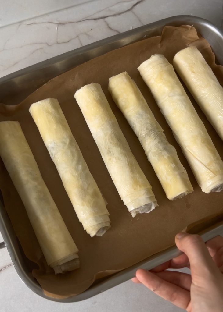 Bake the Rolls
 Bake until golden and crisp.
