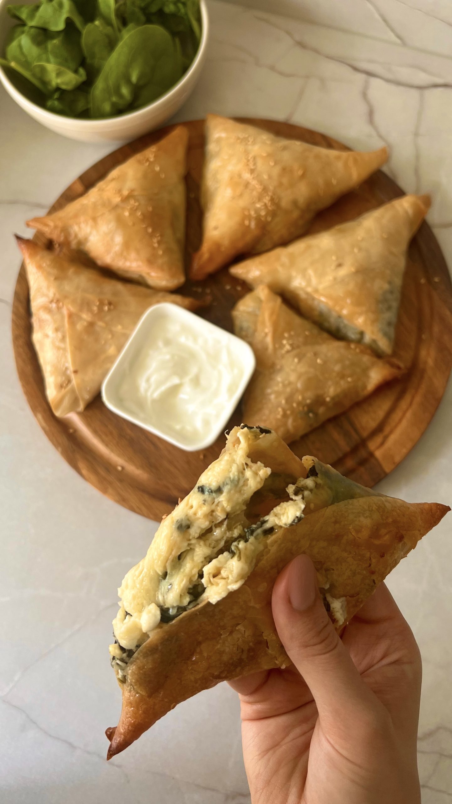 Crispy Rice Paper Pockets