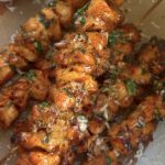 Garlic Parmesan Chicken Skewers